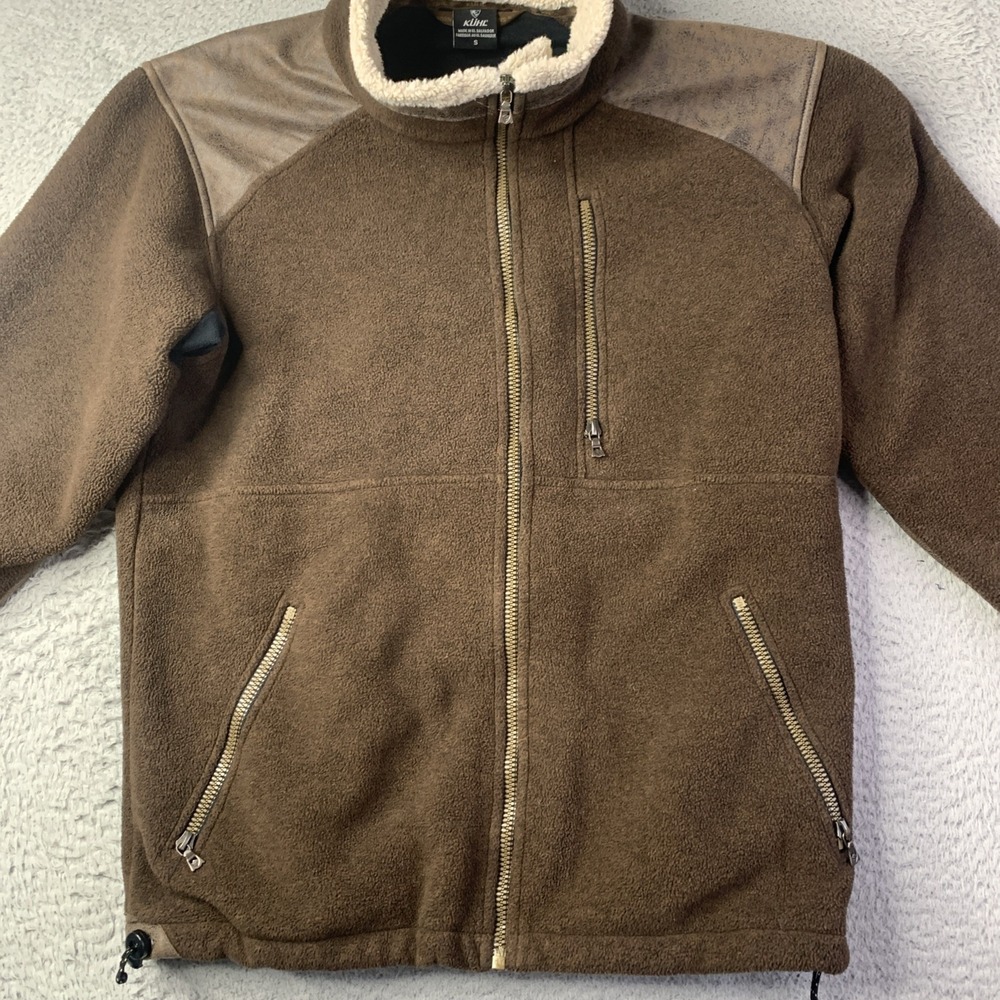 KUHL Alpenwurx Fleece Jacket Men's Dark Earth Brown - Size Small - Picture 3 of 16